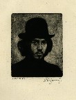 The portrait of the man in a hat I